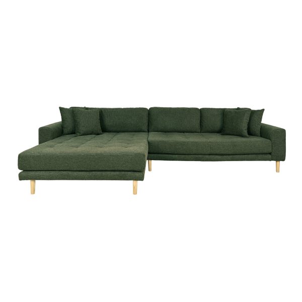 Lido Lounge Sofa - Olivengrøn - Venstrevendt