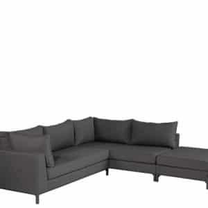 Exotan Sicilie Outdoor sofa - stone grey - højrevendt