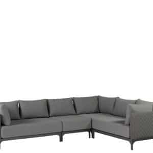 Exotan Domino Outdoor sofa - stone grey