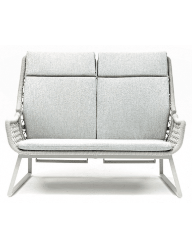 Dream Loungesofa i aluminium og COUTUREtex B141 cm - Grå