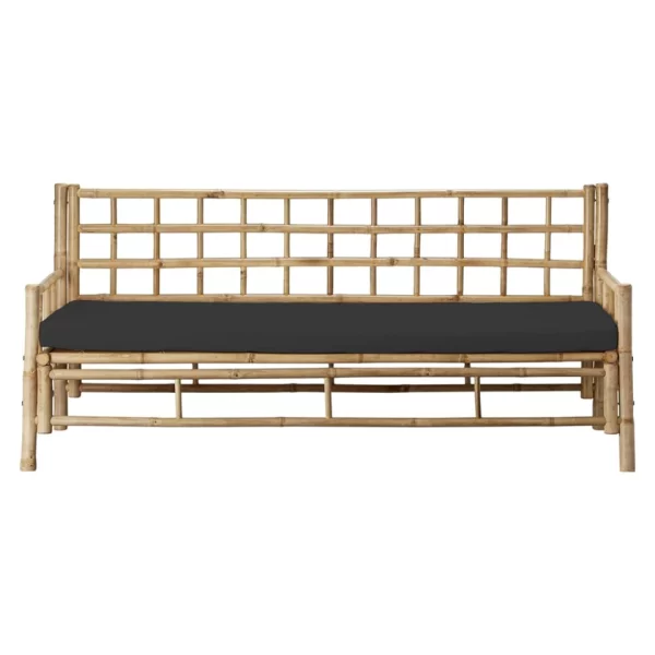 LENE BJERRE MANDISA LOUNGE SOFA BAMBUS NATUR/SORT - 80