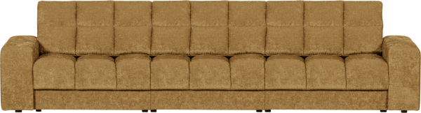 Second Date, 3-personers sofa, guld, H78x99x316 cm, stof