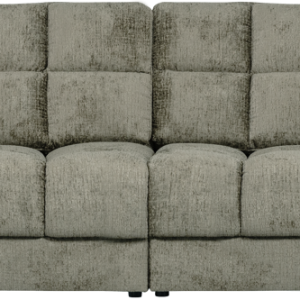 Second Date, 4-personers sofa, frost, H78x99x406 cm, velour