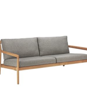 Ethnicraft Teak Jack Outdoor Sofa - 180cm - Mocha