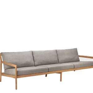 Ethnicraft Teak Jack Outdoor Sofa - 265cm - Mocha