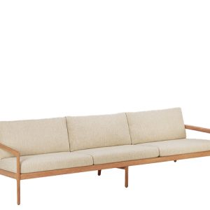 Ethnicraft Teak Jack Outdoor Sofa - 265cm - Natural