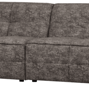 4-personers lounge-sofa WOOOD Timor grå chenille