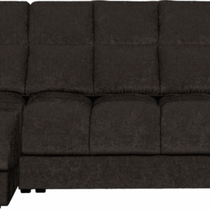 Chaiselong Lounge Sofa WOOOD Second Date Venstrevendt Antracit 316x162x78 cm