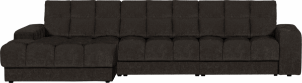 Chaiselong Lounge Sofa WOOOD Second Date Venstrevendt Antracit 316x162x78 cm