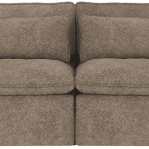 3-personers lounge-sofa Rowico Rawlins Maxi mørk beige Anna 6 polyesterstof FSCÂ®-certificeret