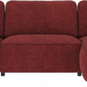 Chaiselongsofa Rowico Norris højrevendt loungesofa rød Anna 8 stof FSC ramme