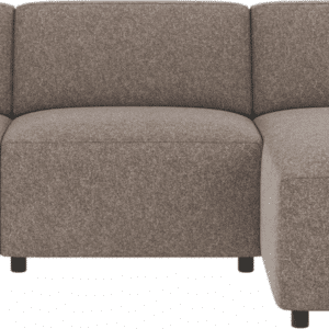Chaiselongsofa højrevendt Rowico Willard Bobby mørk beige 312x161x70 cm modulsofa skandinavisk design
