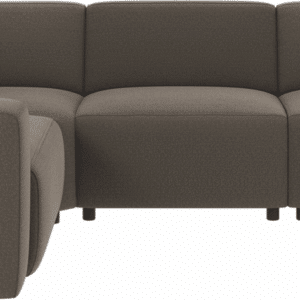 Hjørnesofa Rowico Willard lounge modulsofa i mellemgrå Rita polyester med FSC-mix ramme