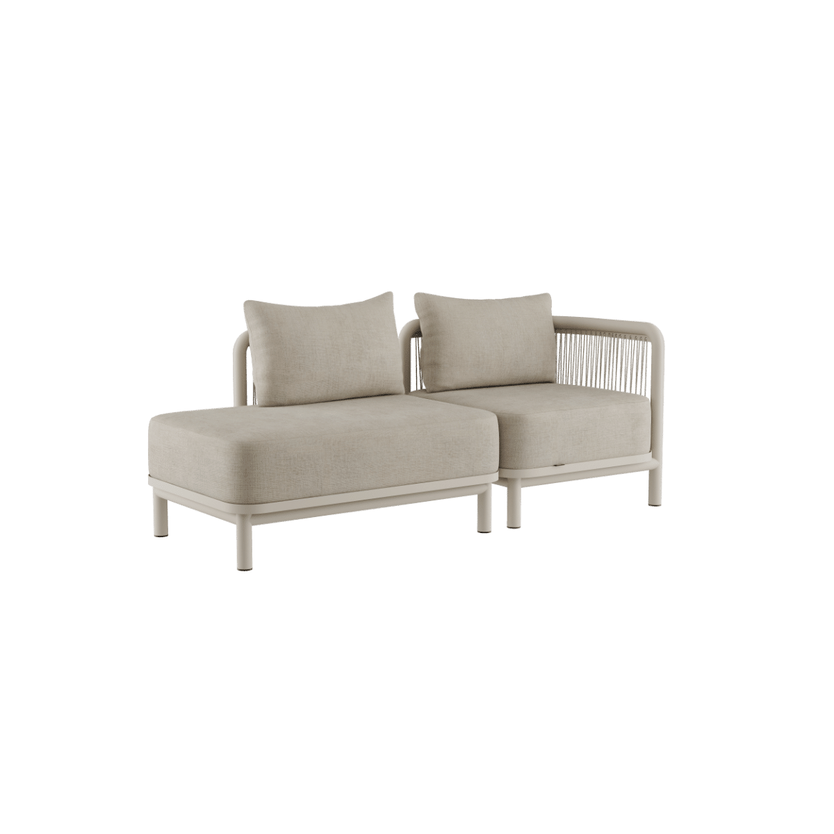 Kirra Lounge Sofa - 2 seater w/ open end