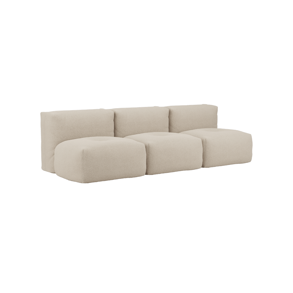 Soft Sofa Indoor - 3 Seater Open