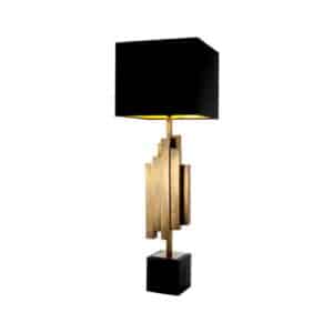 Beau Rivage bordlampe antik messing