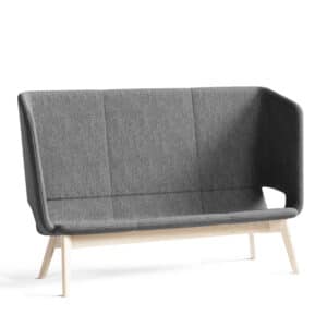 Twist & Sit Soft - 3 pers høj lounge sofa med ben
