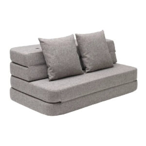 by Klipklap 3 Fold Sofa XL Soft - Multi Grey w. Grey